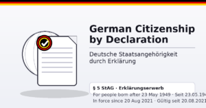 German citizenship by declaration
