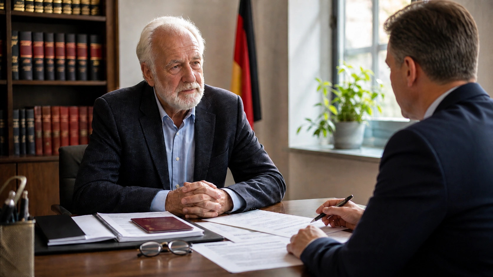 Naturalisation from abroad in old age or severe illness