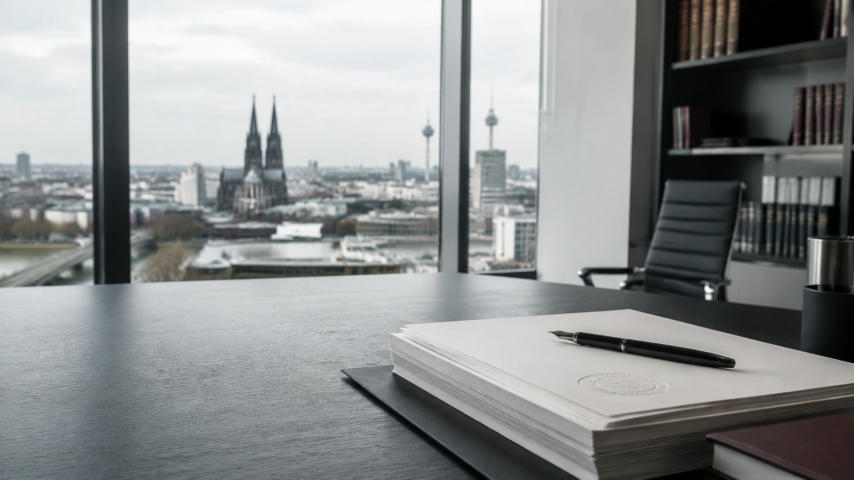GmbH gründen in Köln – Gründungsunterlagen mit Blick auf den Kölner Dom